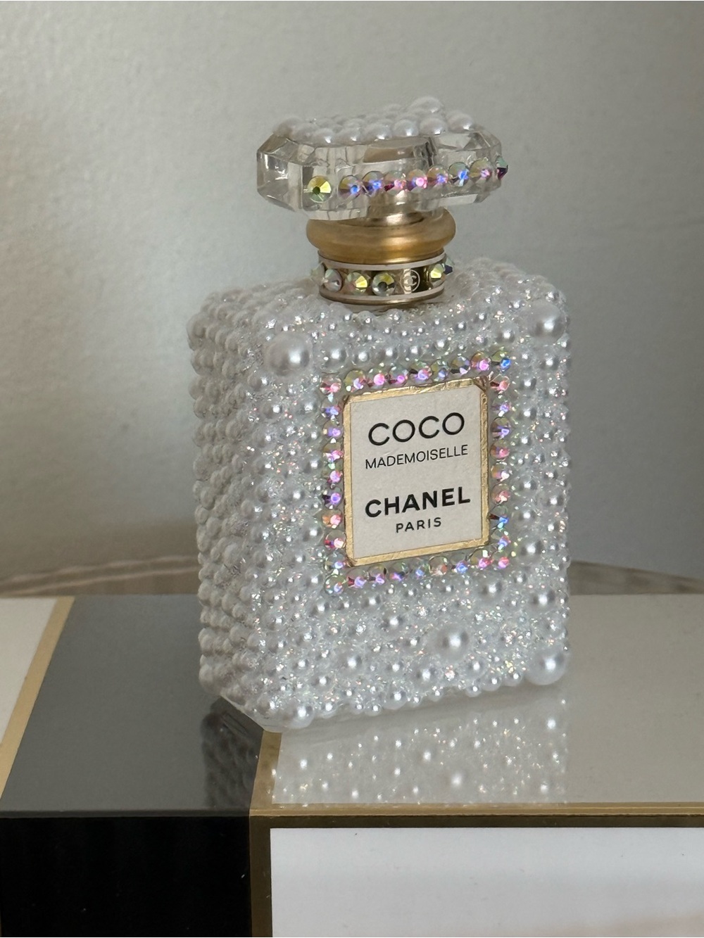 CHANEL Coco Mademoiselle Pearl-Embellished Decorative Piece